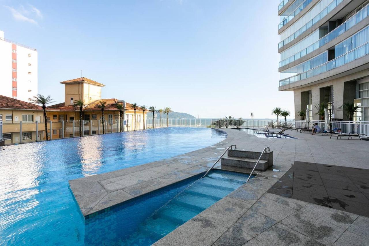 Unlimited - Frente Ao Mar. Apt Todo Mobiliado. Santos  Dış mekan fotoğraf